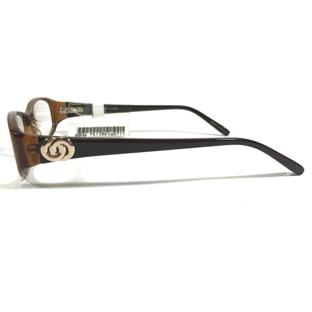 Jones New York Eyeglasses Frames J747 BROWN Rectangular Full Rim 53-16-135